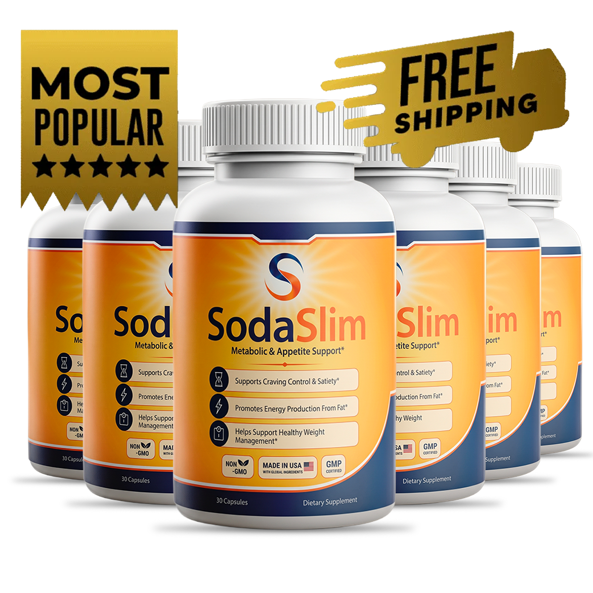 6 Bottles of SodaSlim